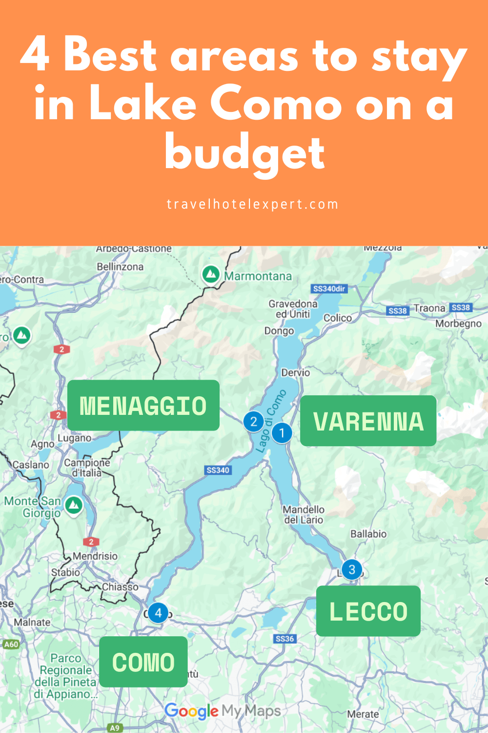 Best Areas in Lake Como for budget travelers