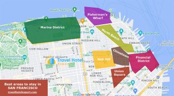 Where to stay in San Francisco - Map Best Areas To Stay In San Francisco First Time 343x190