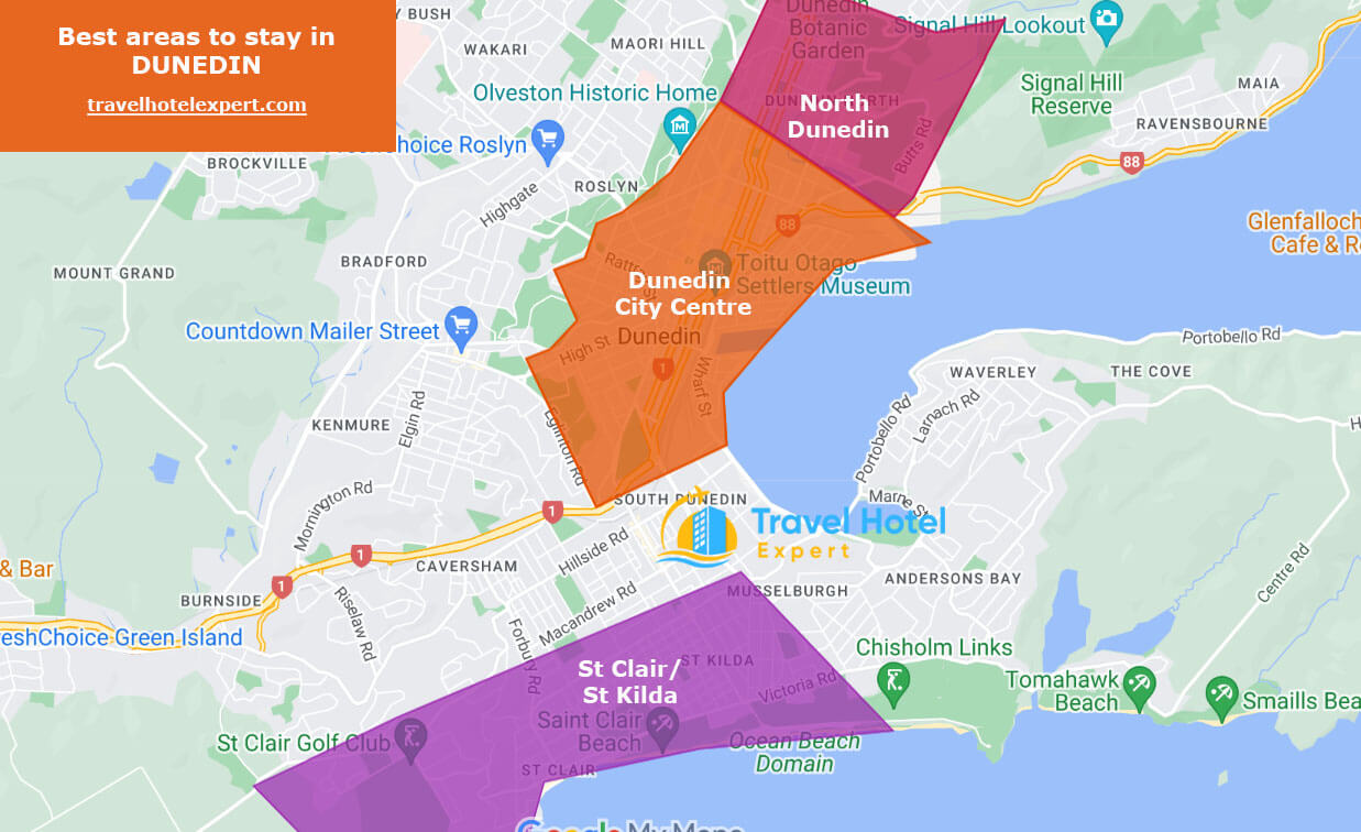 Where to stay in Dunedin for first time 3 Safe areas Travel Hotel Expert